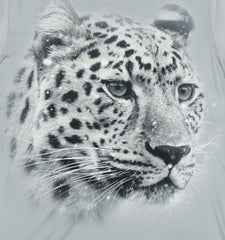 Snow Leopard T-Shirt - snow leopard print design