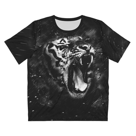Tiger Print T-Shirt - tiger stripe print design