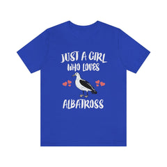 Just A Girl Who Loves Albatross Birds Shirt - albatross print design