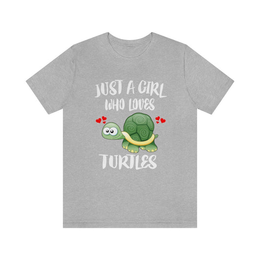 Just A Girl Who Loves Turtles Shirt - turtle print design