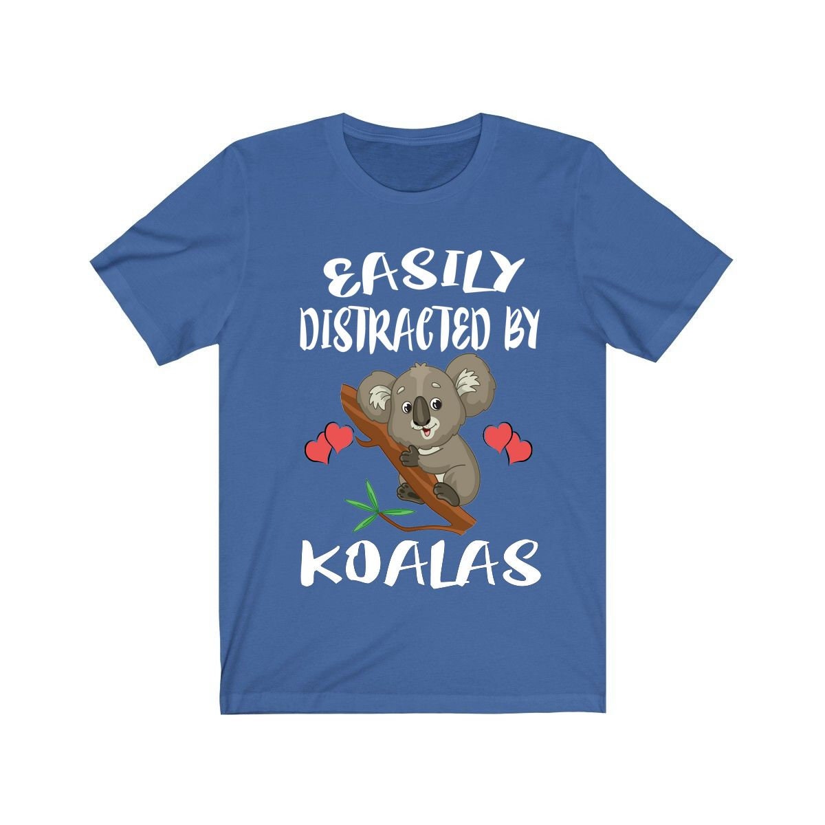 Easily Distracted By Koalas Shirt, Koala Lover Shirt, Koala Shirt, Funny Koala Gift, Adult Boy Girl T-Shirt Image 2