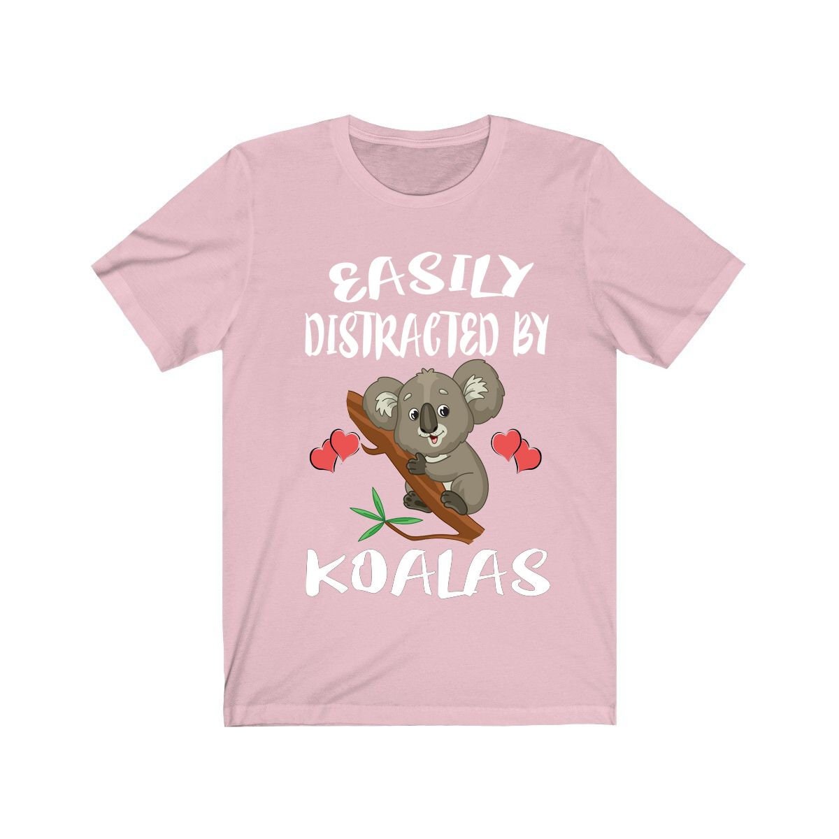 Easily Distracted By Koalas Shirt, Koala Lover Shirt, Koala Shirt, Funny Koala Gift, Adult Boy Girl T-Shirt Image 4