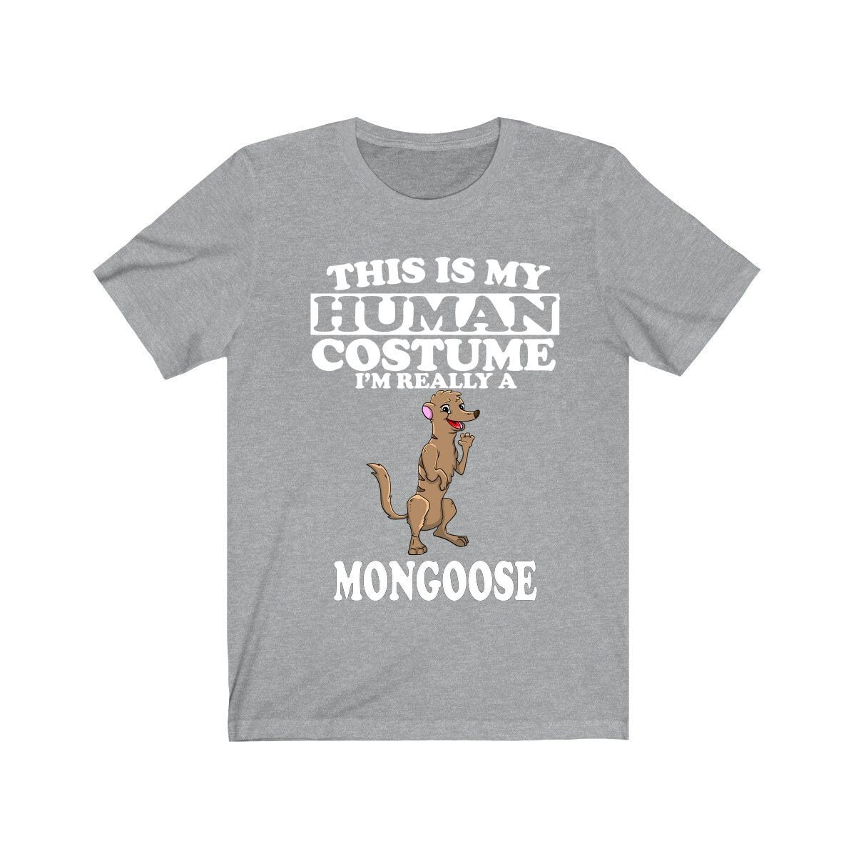 Mongoose Human Costume Shirt - mongoose print design