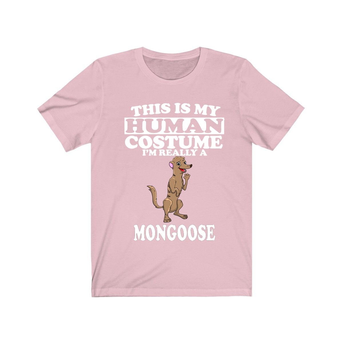 Mongoose Human Costume Shirt - mongoose print design