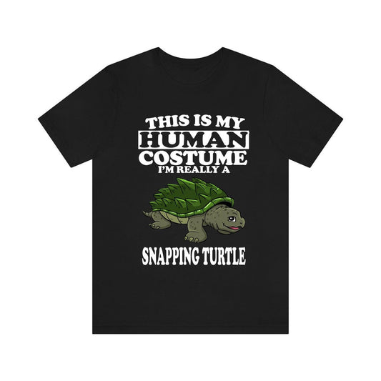 Snapping Turtle Human Costume Shirt - snapping turtle print design