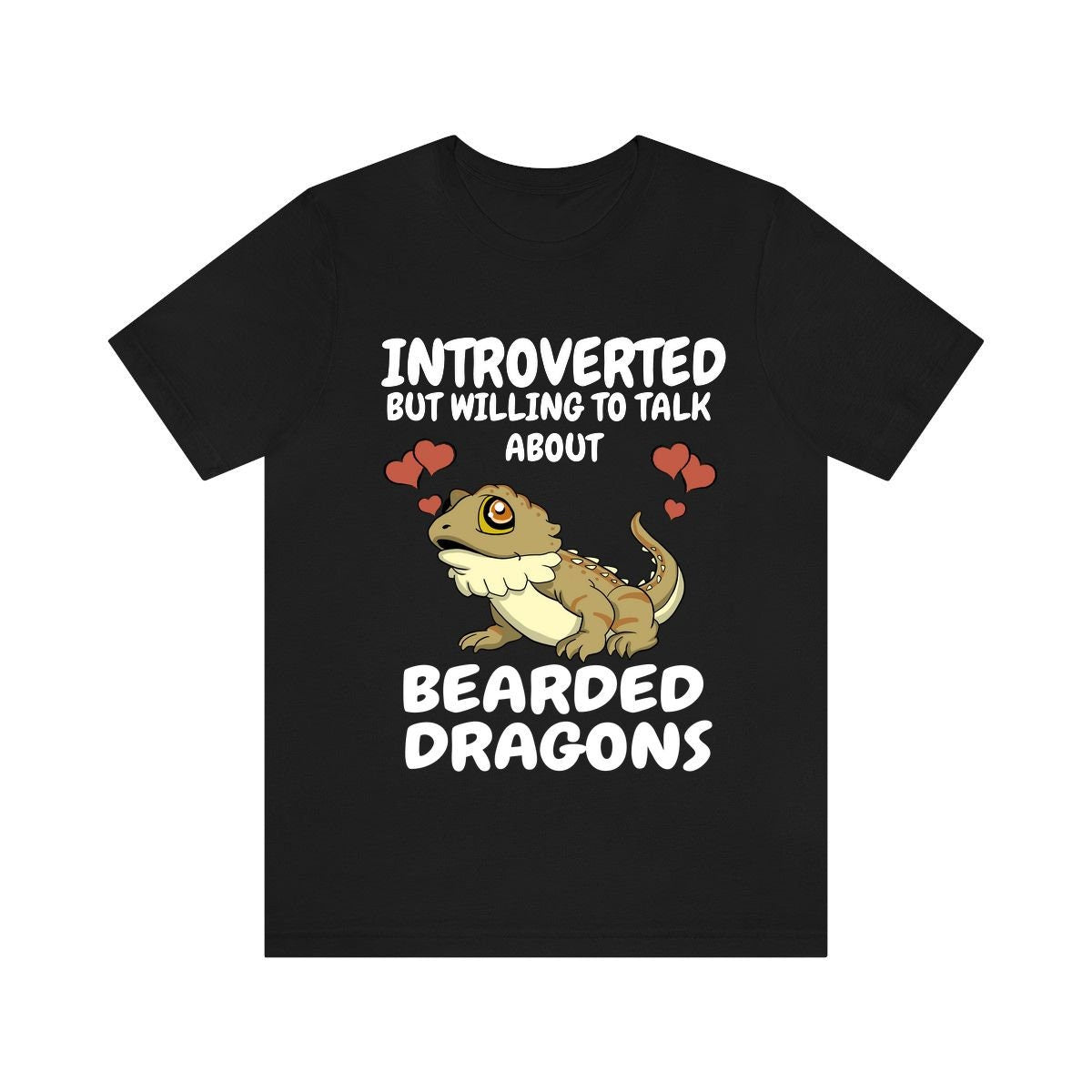 Introverted But Willing To Talk About Bearded Dragons Shirt, Bearded Dragon Owner Shirt, Bearded Dragon Shirt, Lizard Shirt, Boy Girl Shirt Image 1