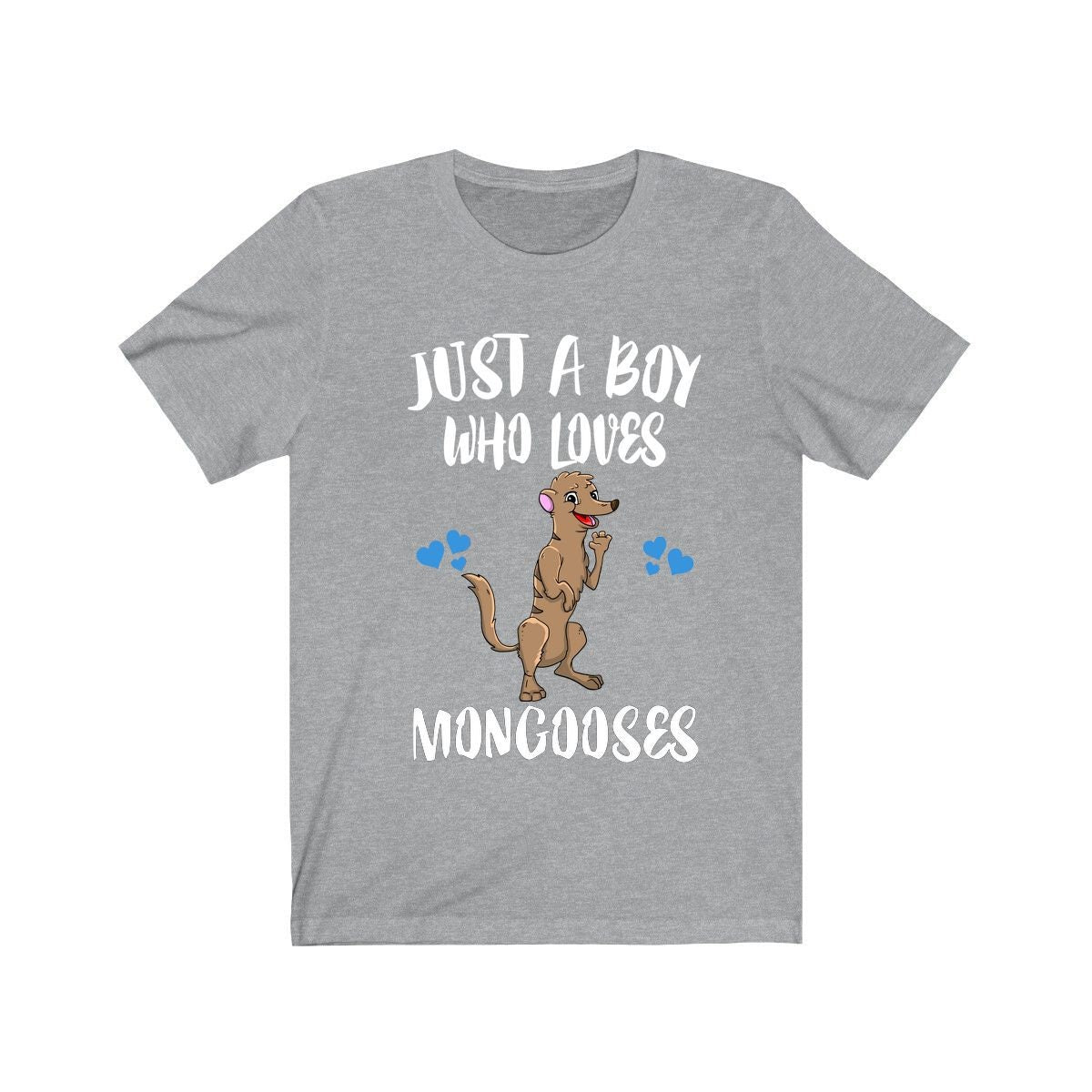 Just A Boy Who Loves Mongooses Shirt, Mongoose Lover Shirt, Mongoose Shirt, Mongoose Lover Gift, Animal Adult Kids T-Shirt Image 3