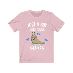Just A Boy Who Loves Slugs Shirt - slug print design