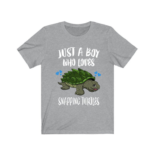 Just A Boy Who Loves Snapping Turtles Shirt - snapping turtle print design