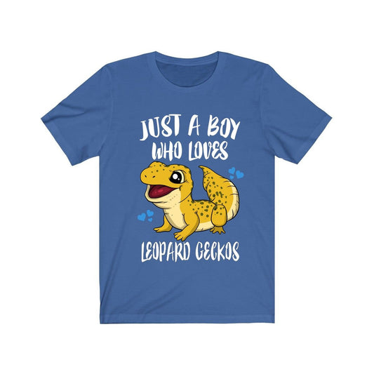 Just A Boy Who Loves Leopard Geckos Shirt - leopard gecko print design