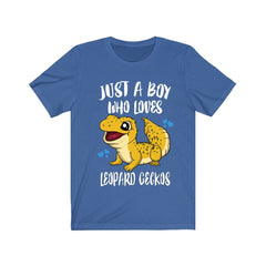 Just A Boy Who Loves Leopard Geckos Shirt - leopard gecko print design
