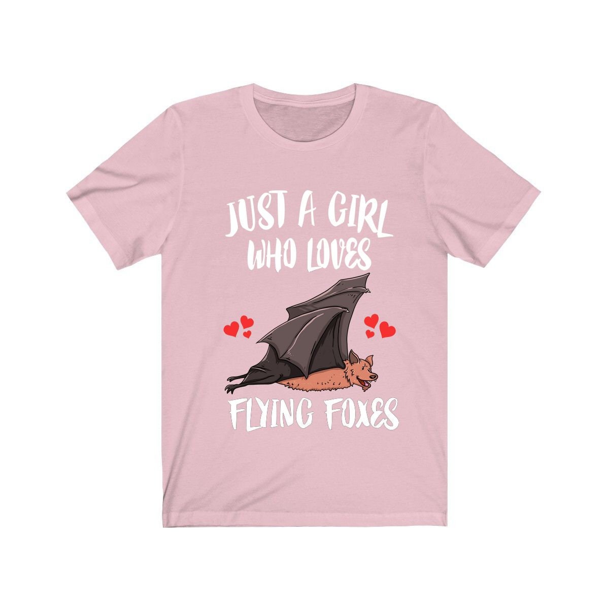 Just A Girl Who Loves Flying Foxes Bats Shirt, Bat Lover Shirt, Bat Shirt, Flying Fox Bat Gift, Animal Adult Kids T-Shirt Image 4