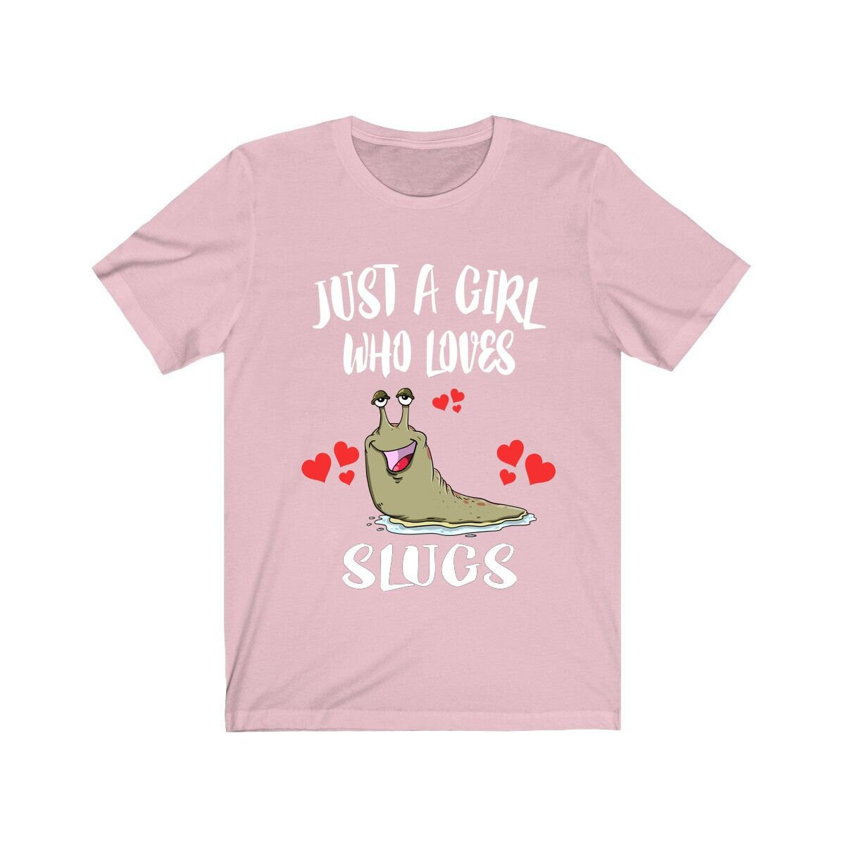 Just A Girl Who Loves Slugs Shirt, Slug Lover Shirt, Snail Gift, Animal Lover Adult Toddler Infant Kids Gift T-Shirt Image 4