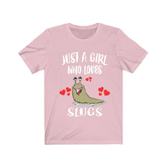 Just A Girl Who Loves Slugs Shirt - slug print design