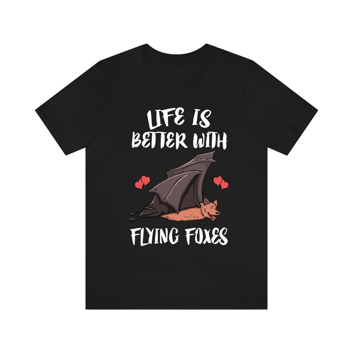 Life Is Better With Flying Foxes Bats Shirt, Bat Lover Shirt, Bat Shirt, Flying Fox Bat Gift, Animal Adult Kids T-Shirt Image 1