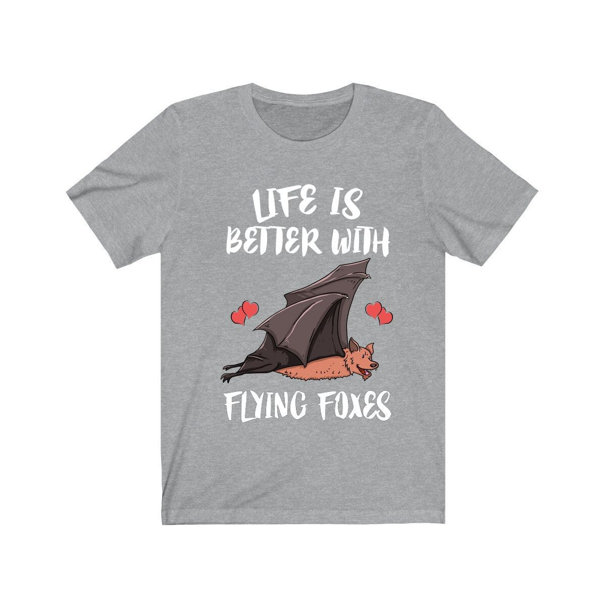 Life Is Better With Flying Foxes Bats Shirt, Bat Lover Shirt, Bat Shirt, Flying Fox Bat Gift, Animal Adult Kids T-Shirt Image 3