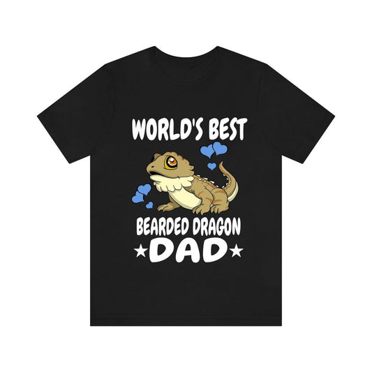 World's Best Bearded Dragon Dad Shirt - Bearded Dragon print design