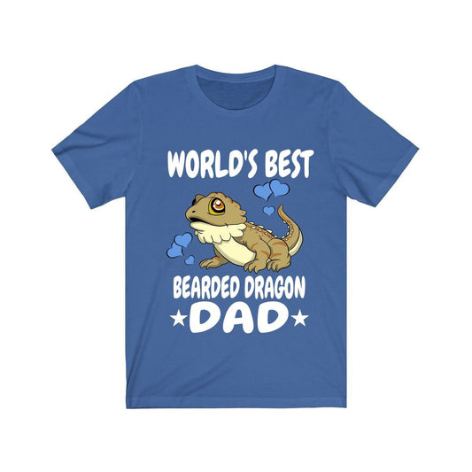 World's Best Bearded Dragon Dad Shirt - Bearded Dragon print design