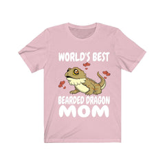 World's Best Bearded Dragon Mom Shirt, Bearded Dragon Owner Shirt, Women Bearded Dragon Shirt, Bearded Dragon Lizard Girl Gift Shirt Image 4