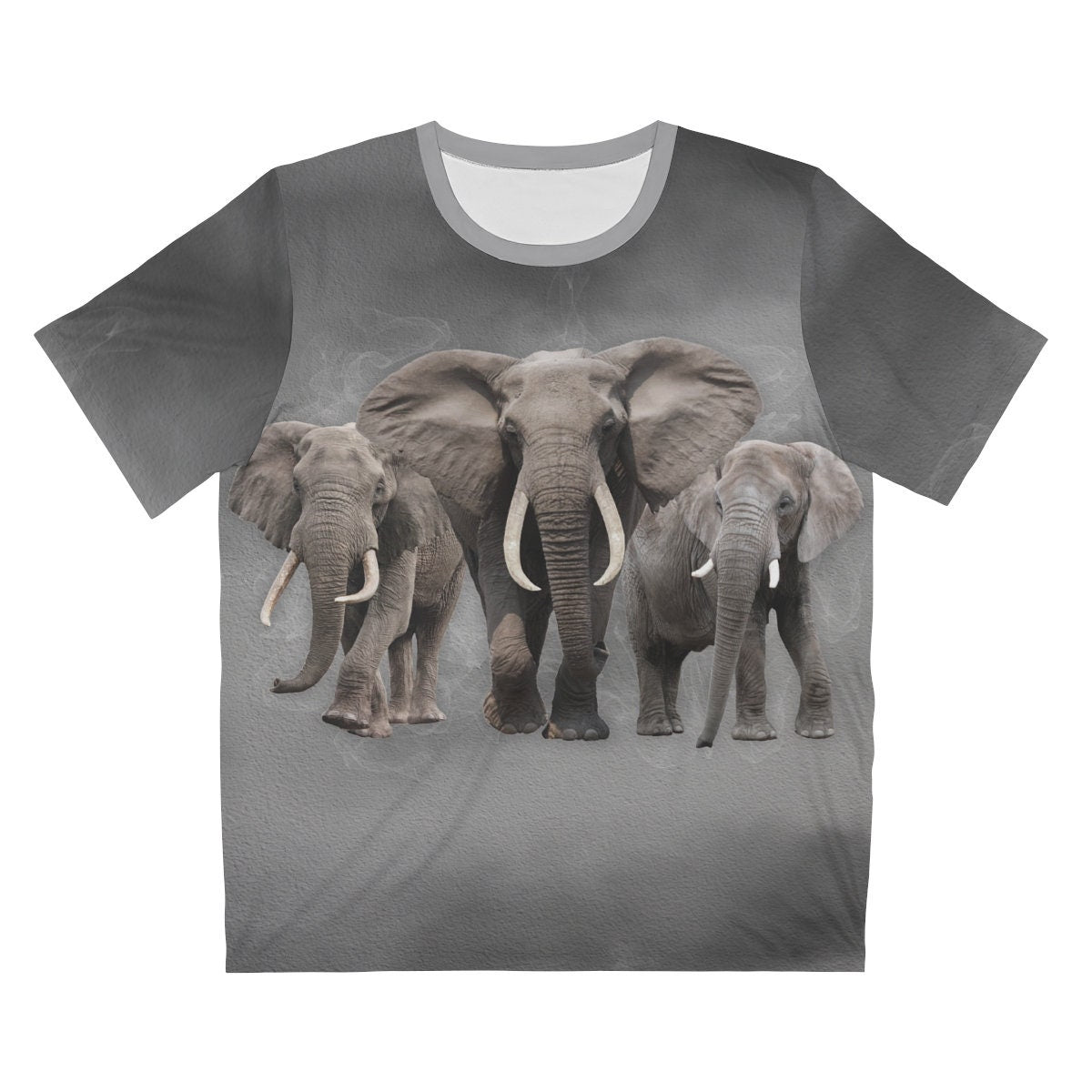Elephant Herd T-Shirt, African Elephant Shirt, Elephant Lover Shirt, Elephants Gift, Boy Girl Elephant Shirt, Animal Adult Kids T-Shirt Image 1