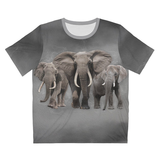 African Elephant Herd T-Shirt - elephant herd wildlife design