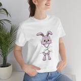 Bunny Hiding Under The T-Shirt, Rabbit Lover Shirt, Bunny Lover Shirt, Funny Bunny Shirt, Rabbit Boy Girl Gift, Animal Adult Kids T-Shirt Image 3