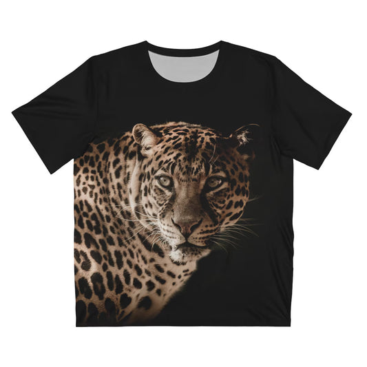 Leopard Print T-Shirt - leopard wildlife print design