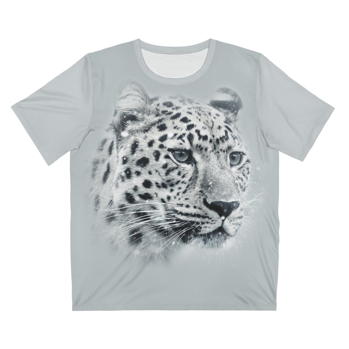 Snow Leopard Animal T-Shirt, Leopard Lover Shirt, Snow Leopard Gift, Big Cat Gift, Boy Girl Leopard Shirt, Animal Adult Kids T-Shirt Image 1