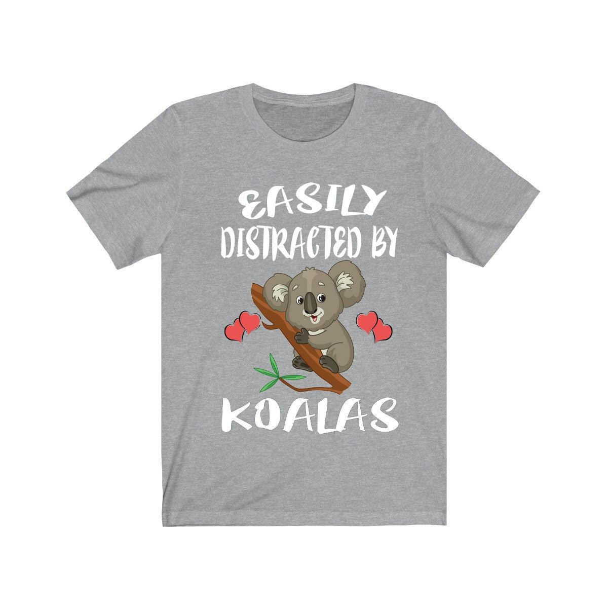 Easily Distracted By Koalas Shirt, Koala Lover Shirt, Koala Shirt, Funny Koala Gift, Adult Boy Girl T-Shirt Image 3