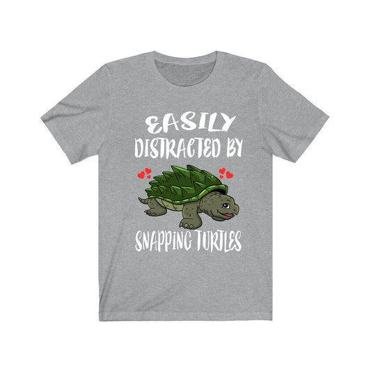 Easily Distracted By Snapping Turtles Shirt - snapping turtle print design