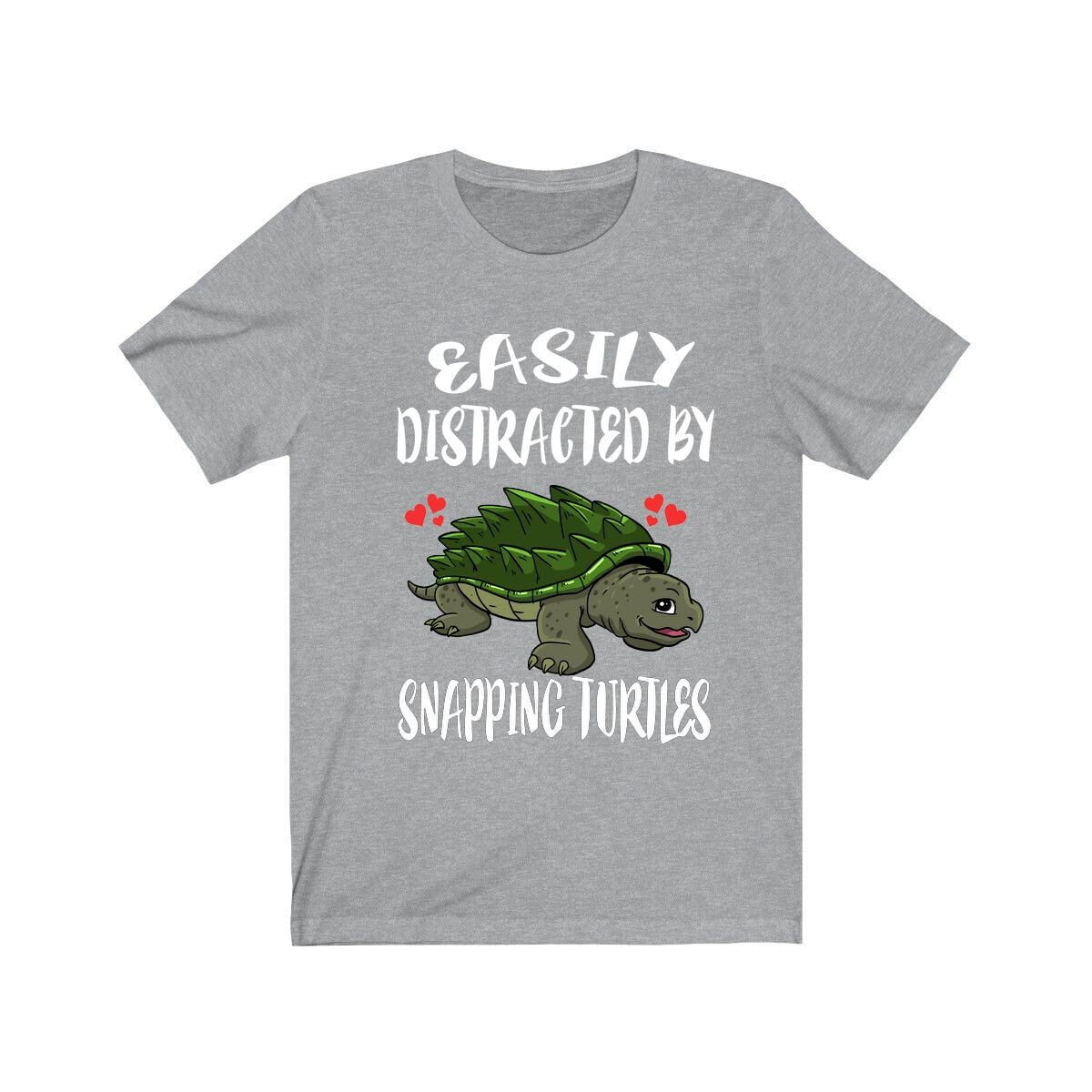 Easily Distracted By Snapping Turtles Shirt, Turtle Lover Shirt, Turtle Shirt, Turtle Lover Gift, Animal Shirt Image 1