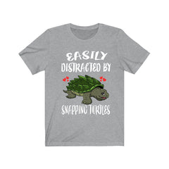 Easily Distracted By Snapping Turtles Shirt - snapping turtle print design