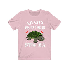 Easily Distracted By Snapping Turtles Shirt - snapping turtle print design
