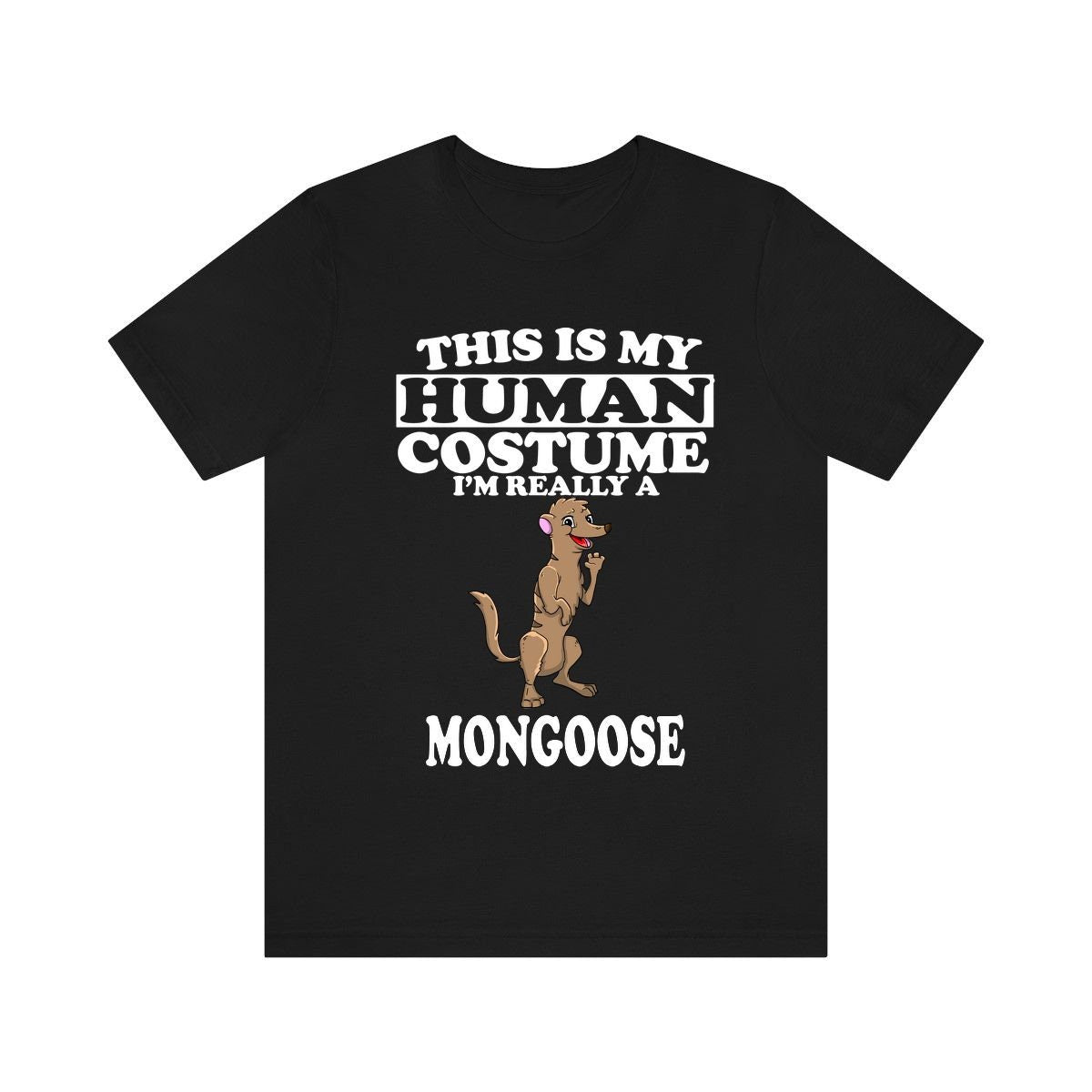 Mongoose Human Costume Shirt - mongoose print design