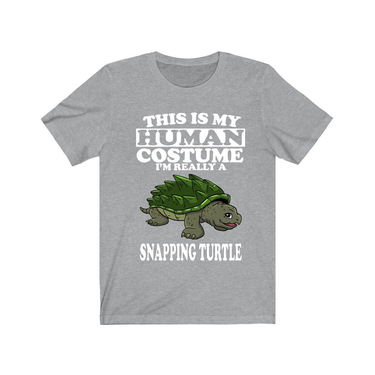 This Is My Human Costume I'm Really A Snapping Turtle Shirt, Turtle Lover Shirt, Turtle Shirt, Turtle Lover Gift, Animal Shirt Image 1