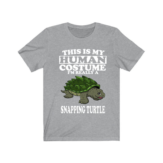 Snapping Turtle Human Costume Shirt - snapping turtle print design