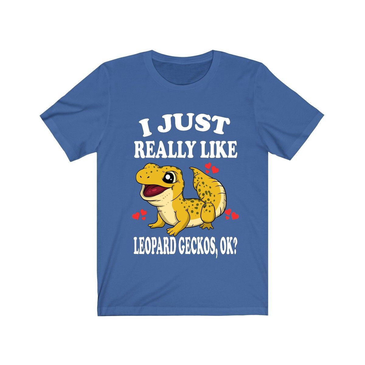 I Just Really Like Leopard Geckos Ok Lizards Shirt, Gecko Lover Shirt, Gecko Shirt, Lizard Lover Gift, Animal Adult Kids T-Shirt Image 2