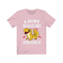I Just Really Like Leopard Geckos OK Lizards Shirt - Leopard Gecko print design