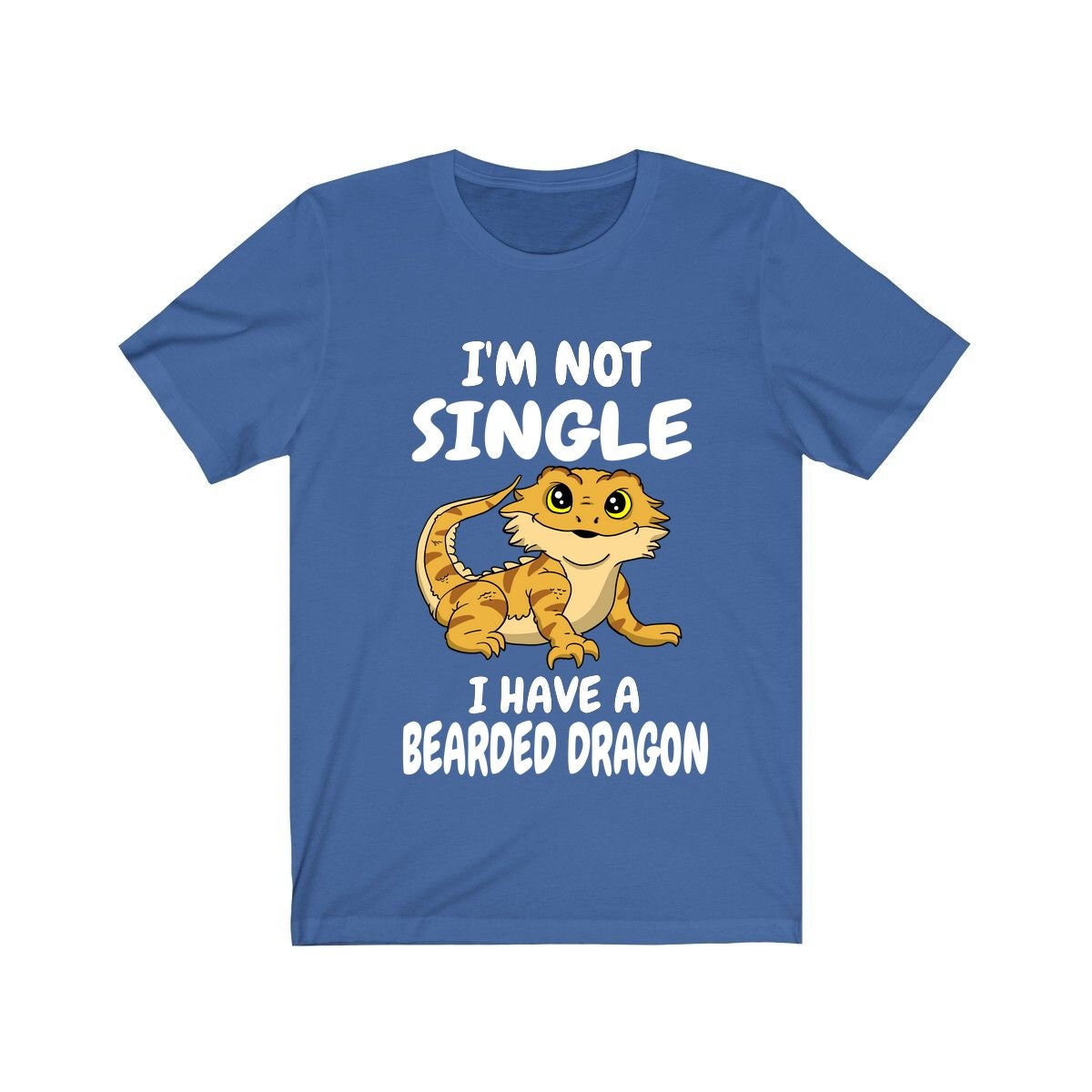 I'm Not Single I Have A Bearded Dragon Shirt, Bearded Dragon Owner Shirt, Bearded Dragon Shirt, Bearded Dragon Lover Gift, Boy Girl Shirt Image 1