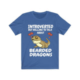 Introverted But Willing To Talk About Bearded Dragons Shirt, Bearded Dragon Owner Shirt, Bearded Dragon Shirt, Lizard Shirt, Boy Girl Shirt Image 2
