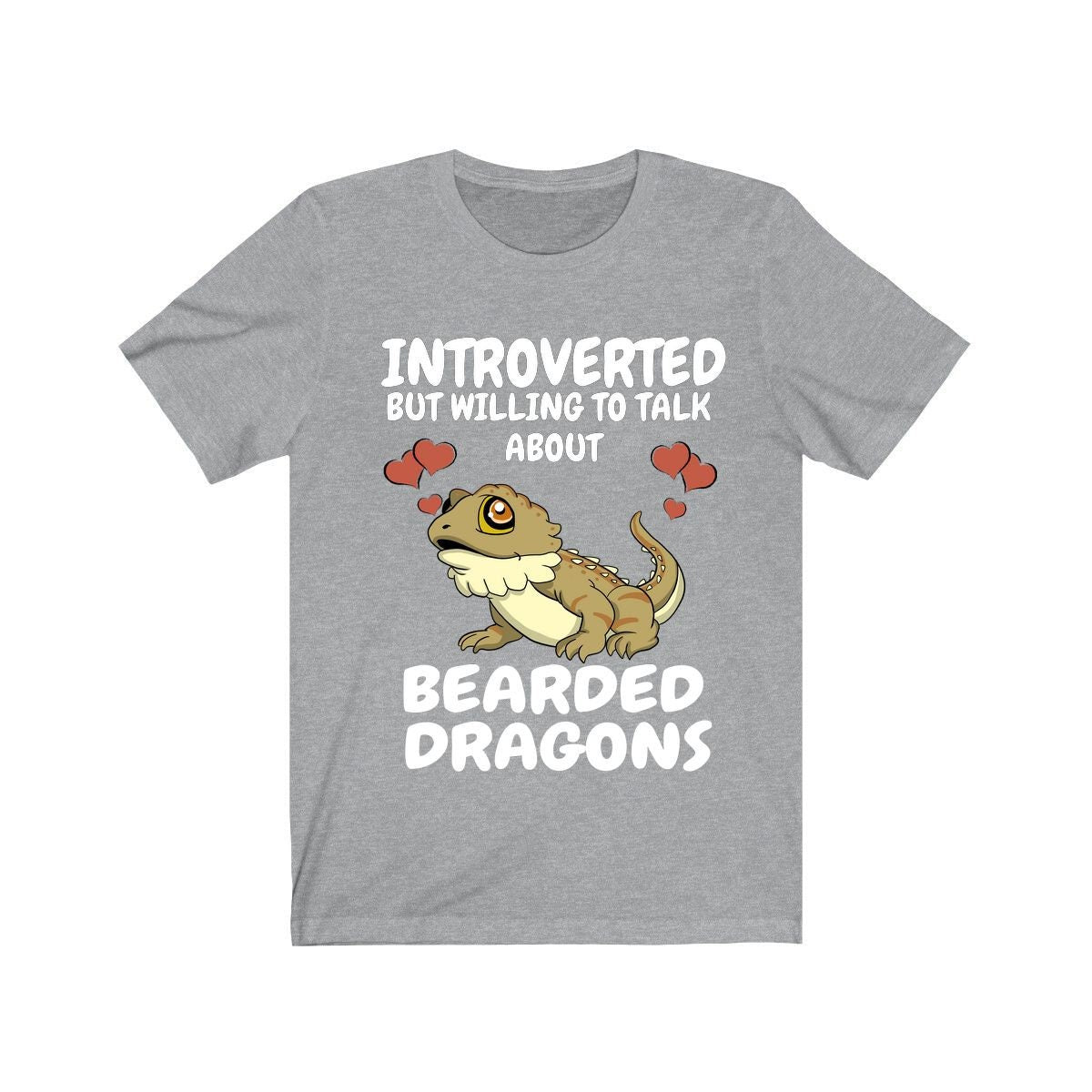Introverted But Willing To Talk About Bearded Dragons Shirt, Bearded Dragon Owner Shirt, Bearded Dragon Shirt, Lizard Shirt, Boy Girl Shirt Image 3