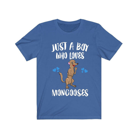 Just A Boy Who Loves Mongooses Shirt - mongoose print design