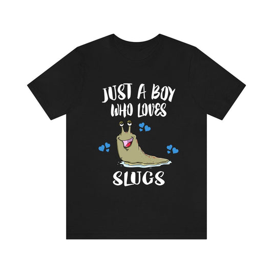Just A Boy Who Loves Slugs Shirt - slug print design