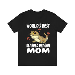 World's Best Bearded Dragon Mom Shirt, Bearded Dragon Owner Shirt, Women Bearded Dragon Shirt, Bearded Dragon Lizard Girl Gift Shirt Image 1