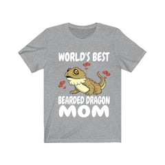 World's Best Bearded Dragon Mom Shirt, Bearded Dragon Owner Shirt, Women Bearded Dragon Shirt, Bearded Dragon Lizard Girl Gift Shirt Image 3