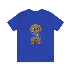 Dog Puppy Behind Peeking Shirt - puppy print design