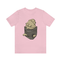 Dog Puppy In A Pocket Shirt - puppy print design