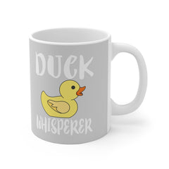 Duck Whisperer Coffee Mug - duck print design