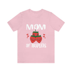 Mom Of Triplets Strawberry Shirt - triplets mom print design