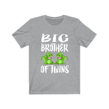 Big Brother Of Twins Crocodile Shirt, Big Brother Of Twins Gift, Brother Of Twins Announcement T-Shirt Image 3